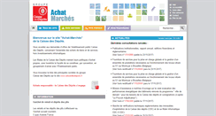 Desktop Screenshot of achat.caissedesdepots.fr