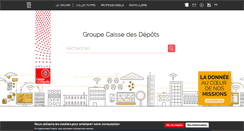 Desktop Screenshot of caissedesdepots.fr
