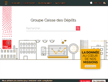 Tablet Screenshot of caissedesdepots.fr